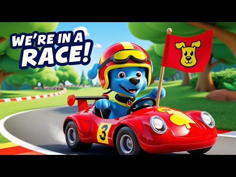 "Go Kart Race Song for Kids | Fun Animal Car Rhyme | Nursery Rhymes & Learning Songs"
