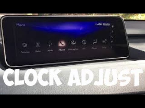 How to Adjust Daylight Savings Clock Settings on a Lexus RX 350