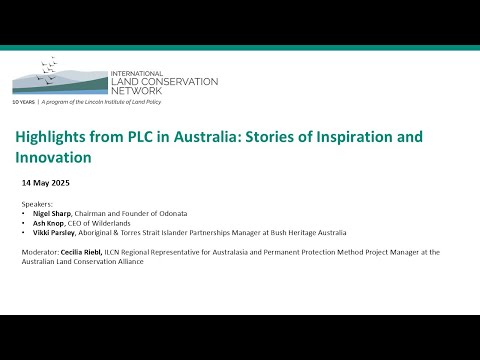 ILCN Webinar: Highlights from PLC in Australia - Stories of Inspiration and Innovation