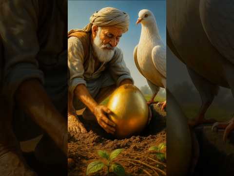 Did this magical pigeon just help a struggling farmer? #ai #animation #funny
