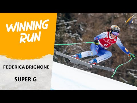 Federica Brignone takes crucial win to send home fans wild | FIS Alpine World Cup 24-25