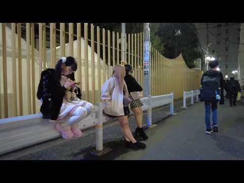 夜の大久保公園・新宿歌舞伎町をお散歩！ラブホテル街に隠れた魅力を発見！Night Walk in Tokyo Shinjuku Kabukicho, Relaxing Walk in Japan