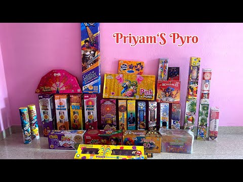 Priyam’S Pyro 2025 Crakers Stash 📦Unboxing Video Part-2 #crackers2025#diwalicelebration#skyshot