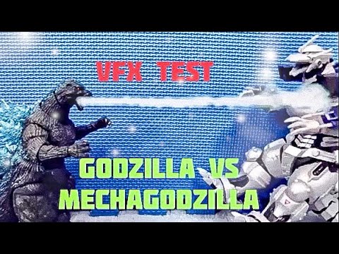 Godzilla VS MechaGodzilla VFX Test (Stop Motion)