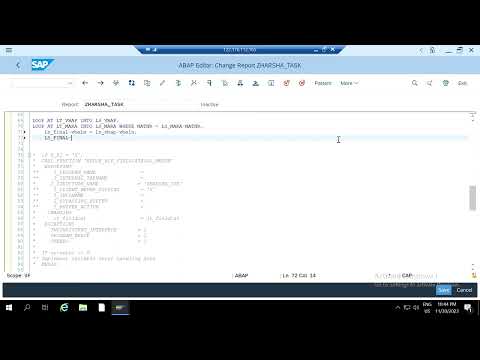 HOW TO DUPLICATE LINES IN ABAP? CTRL+D=DUPLICATE #abap #abaptutorial #saplearnercommunity