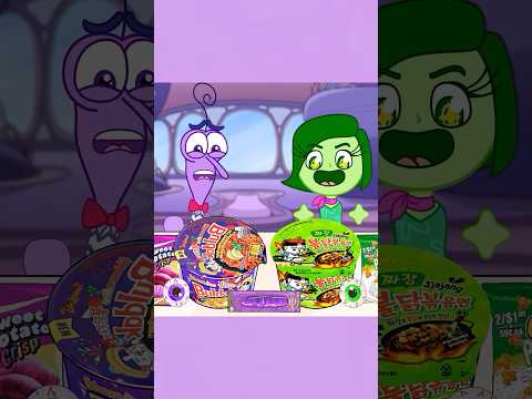 Asmr Mukbang PURPLE & GREEN Food Challenge 💚 💜