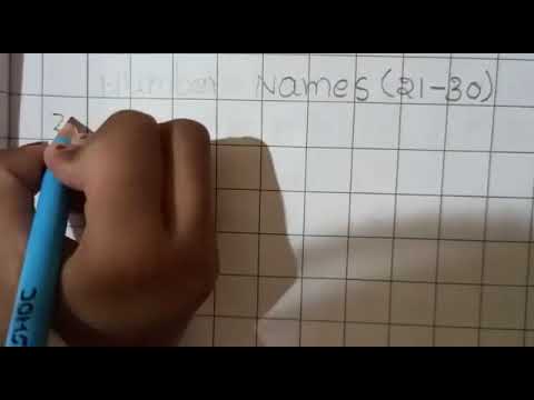 Learn NUMBER NAMES(21-30) UKG MATHS