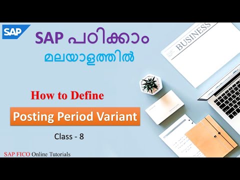How to Define Posting Period Variant | Financial Accounting Global Settings | Class - 8