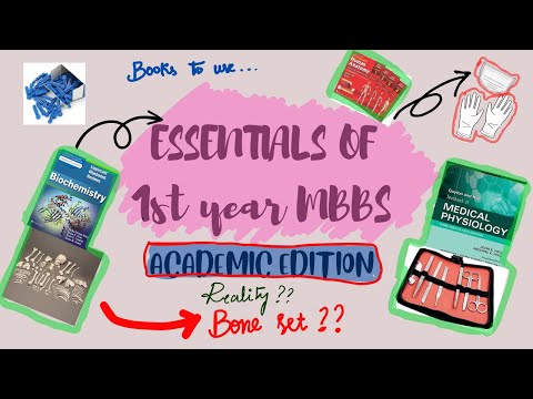 Books to read in 1st year MBBS📚and other essentials‼️#mbbs#mbbsmotivation#mbbsstudent#mbbsbooks