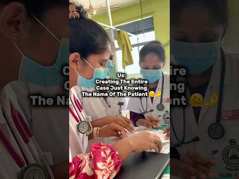 Us creating the entire case just knowing the name of the patient 🤌 #shorts  #medstudent #unilife