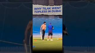 Tilak Varma beats the heat in style, flaunts his abs at ICC Academy