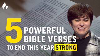 5 Powerful Bible Verses To End This Year STRONG 💪 | Joseph Prince