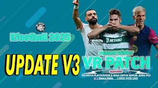 PS3 PES 2025 VR PATCH WINTER UPDATE 3.0