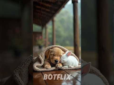 "Emotional Animal Story: A Puppy, A Rabbit, and A Goodbye 🐶🐰 | Viral Short Film"