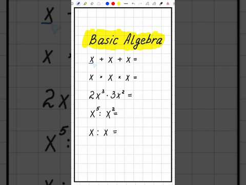Basic Algebra 🤩 | Did you forget? #math #algebra #basicmaths