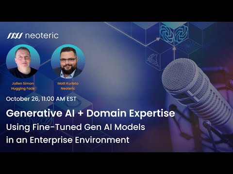 Generative AI + Domain Expertise | AI Talks with Julien Simon (Hugging Face)