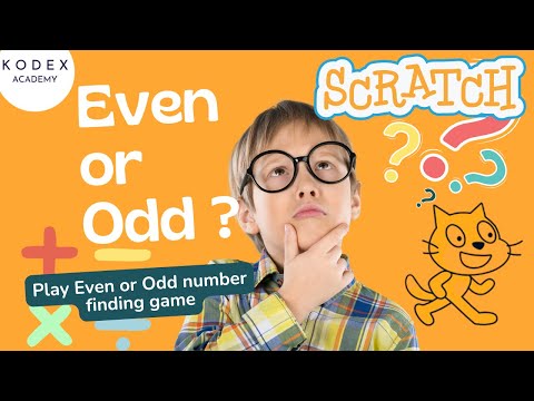 🎮 Even or Odd Number Finder | Scratch Game by Kodex Academy 🔢