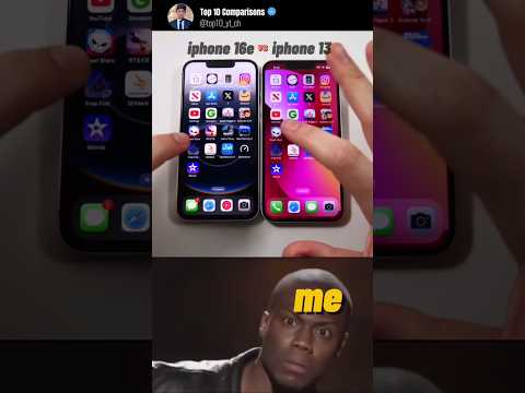 iphone 16e vs iphone 13 speed test Freefire test #freefire #iphone #smartphone #speed