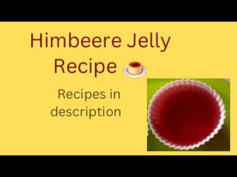 Homemade Himbeere Jelly || All Time Kids Favourite || Simple Recipe