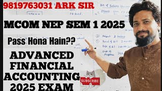 Banking Accounts |Advanced Financial Accounts | Mcom sem1 nep | UNIVERSITY  SOLUTION