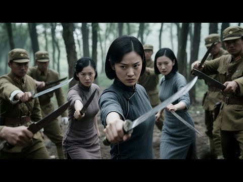 Japanese samurai surrounded a group of girls, but they were all kung fu masters!
