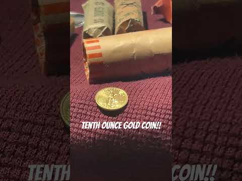 Tenth ounce gold coin!! #gold #coin #money #goldcollector