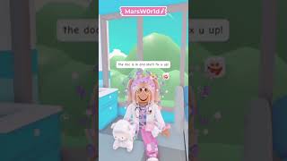 the doc is in! 🩺 #adoptmeroblox #adoptmeedit #adoptmepreppy