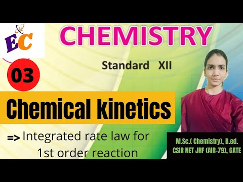 1st order reaction| integrated rate law for 1st order reaction| chemical kinetics|class 12 chemistry
