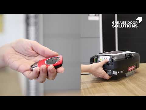 Using your garage door opener to program a Dominator remote control