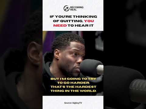 Never Give Up, Kevin Hart’s Powerful Speech on Hard Work And Success