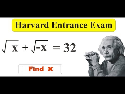 Can you solve this ?? l Harvard Entrance Exam Question l Step by Step with Explanation 