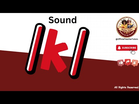 Catch the Cool /k/ Sound