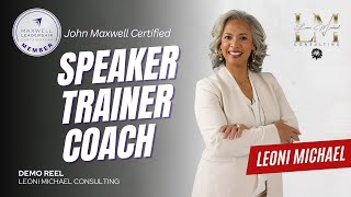 Certified John Maxwell Coach - Leoni Michael | Leadership Training for Executives, Managers & Teams