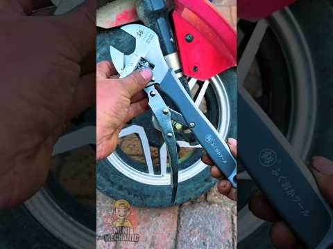 DIY Nut Opening Hack Using Adjustable Spanner Wrench #SpannerWrench #NutKey #DIYTools #HandTools