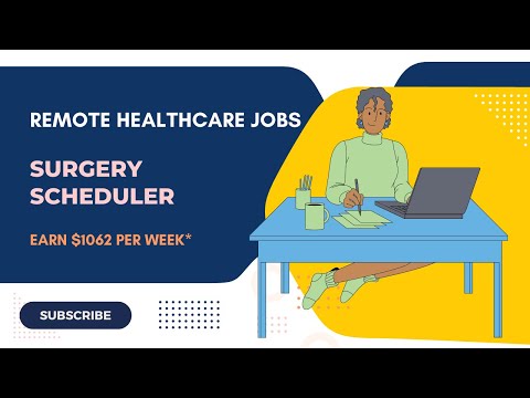 REMOTE HEALTHCARE JOBS | EARN $1062 PER WEEK