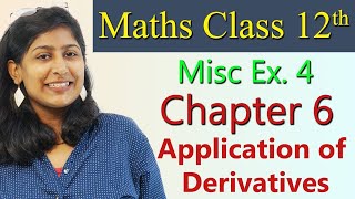 Misc Ex. 4 - Application of Derivatives - Chapter 6 - Maths Class 12th NCERT Solutions