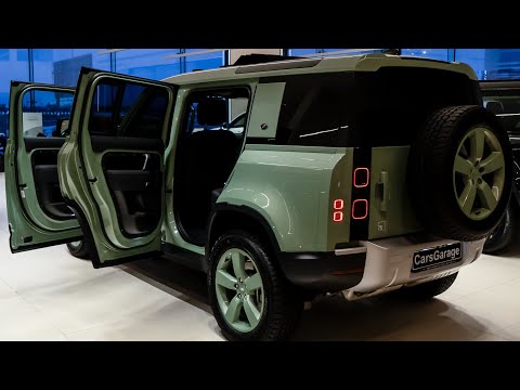 Green Land Rover Defender 110 75th Limited Edition - Luxury SUV in Detail