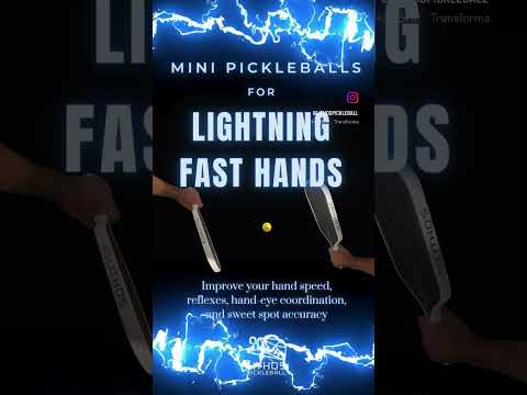 Lightning Mini Training Balls from Lithos Pickleball - Electricity