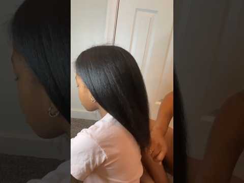 How to refresh your silk press | refresh a silk press that reverted no damage