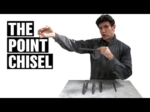 How to carve stone by hand | The POINT CHISEL