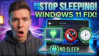 How to Stop Windows 11 Laptop From Sleeping or Turning Off