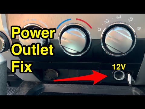How to fix 12-volt power outlet on Toyota Trucks