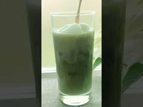 Green Tea Latte recipe #shorts #cookingshorts #greentea #latte #recipe
