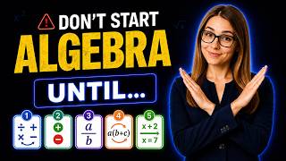 5 MUST-Know Skills Before You Start Algebra (Make Algebra EASY)