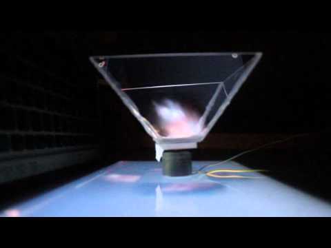 hologram glass +rotation