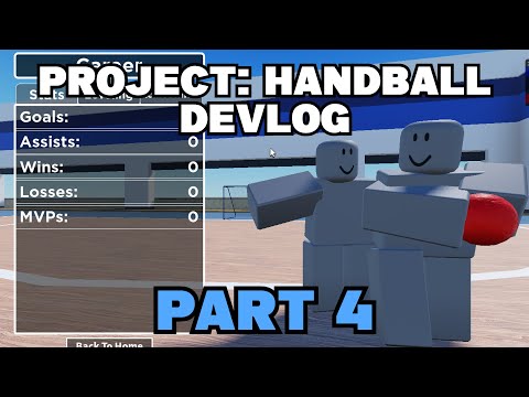 Main Menu GUI and Set | Project: Handball Devlog | Part 4