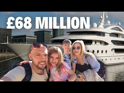 We Stayed on a £68 Million Superyacht in London! | Ultimate Family Surprise Weekend #london #sunborn