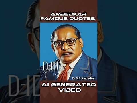 हम आदि से अंत तक भारतीय हैं | अंबेडकर के विचार | AI Generated Video