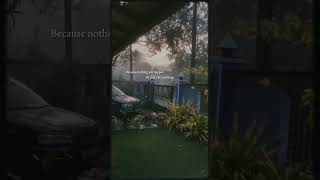 Raining and relaxing. ☕️ #rain #chill #vibes #rainyday #srilankaweather #alonetime  #rainydayvibes
