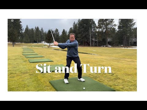 Great Golf Drill for increasing leverage and Power: Sit and Turn!